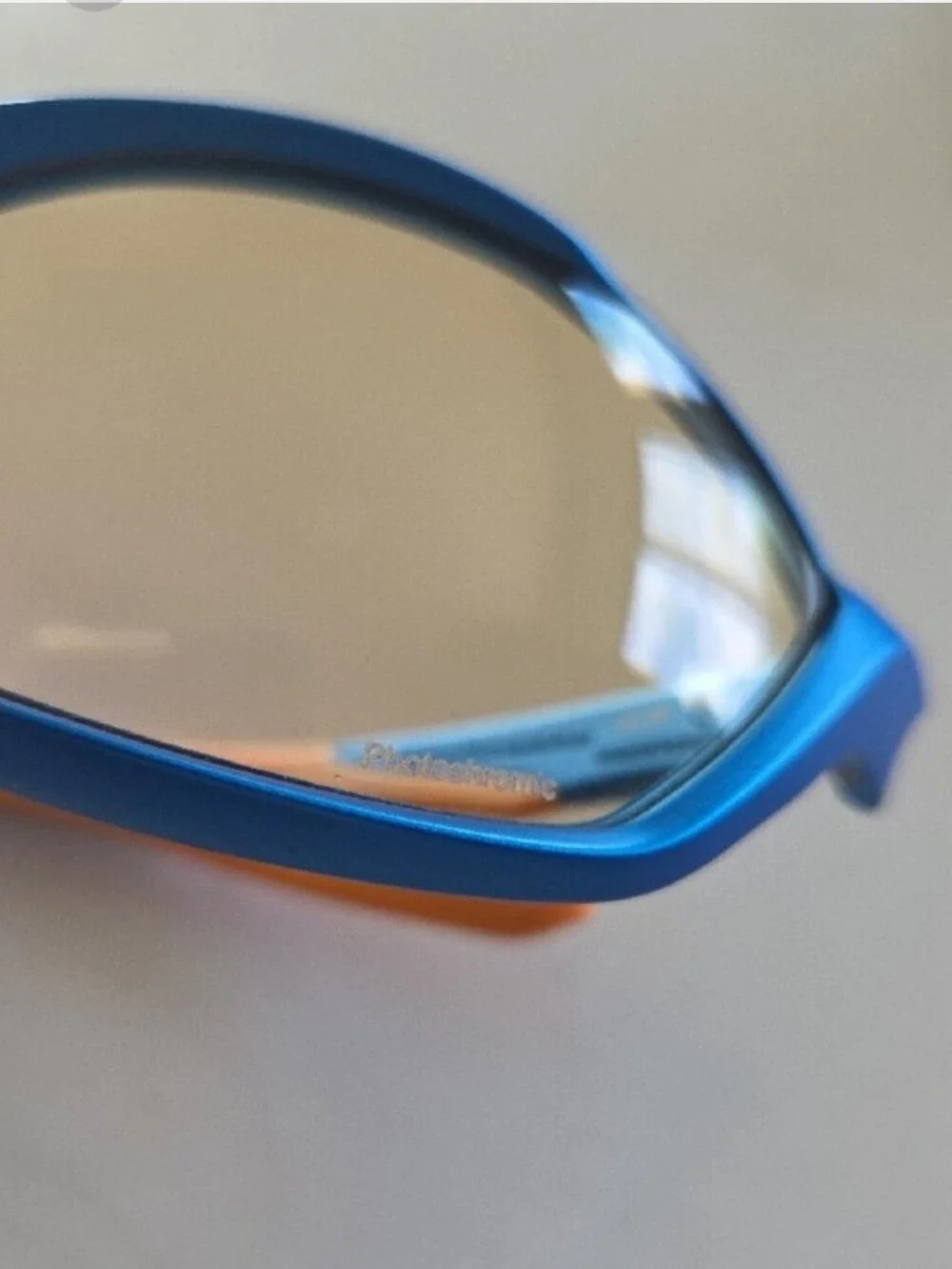 Shimano Blue Orange Sport Sunglasses with Amber Interchangeable Lenses